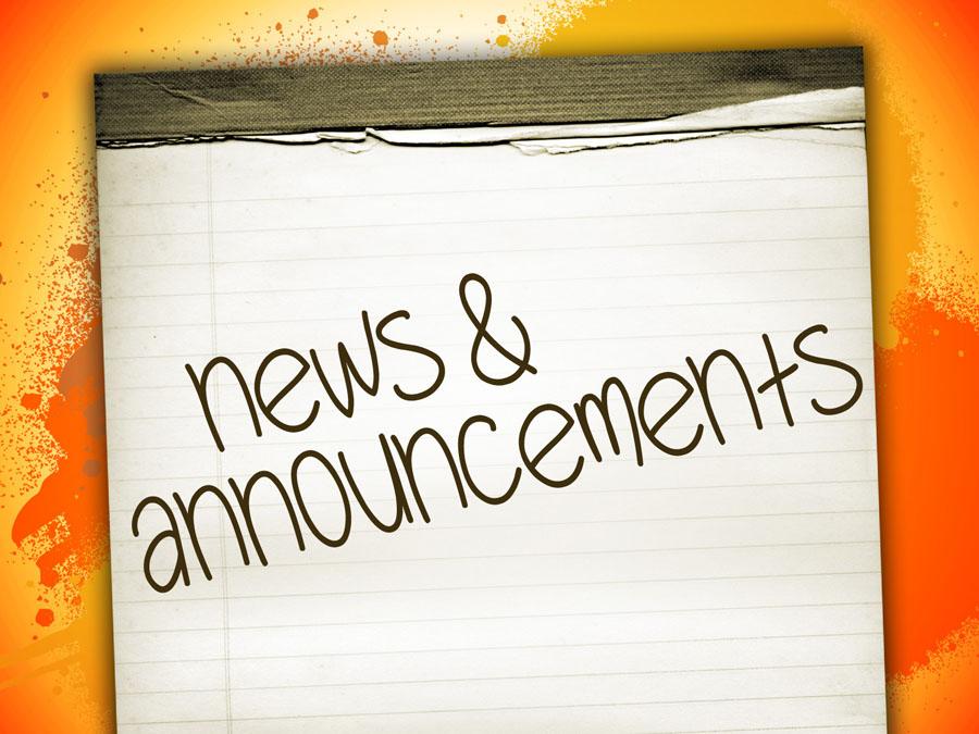 News and Announcements